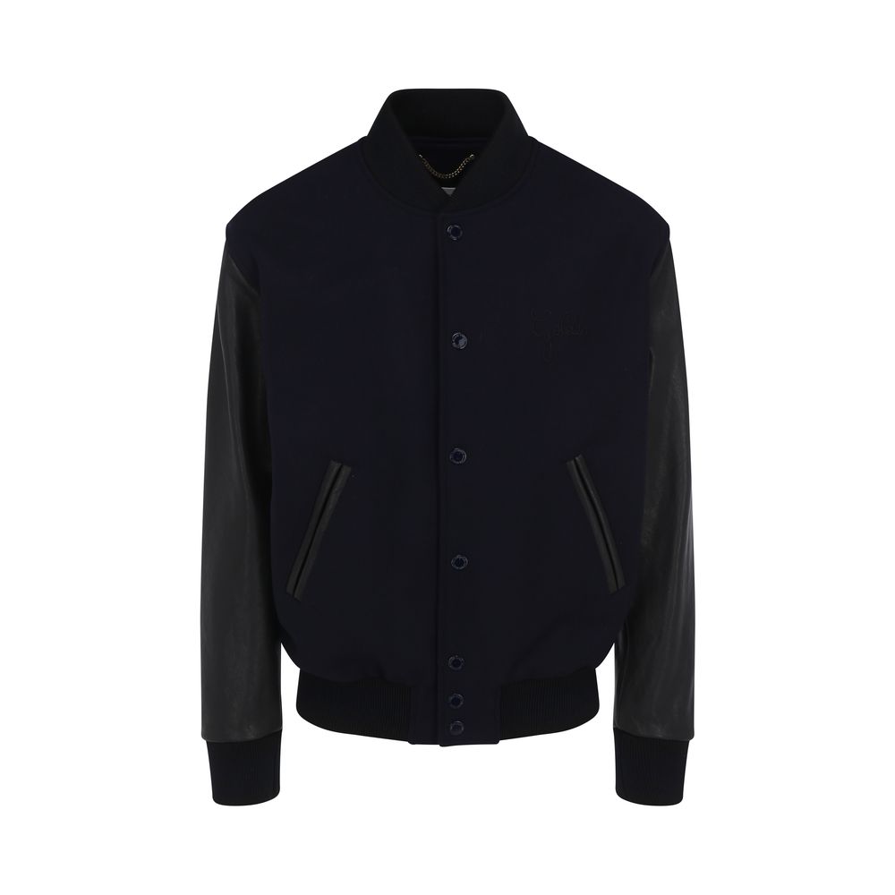 Blouson Golden Goose regular fit bleu