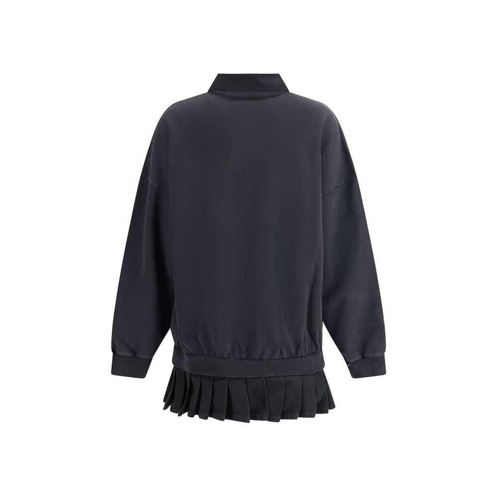 Robe swatshirt Balenciaga noire