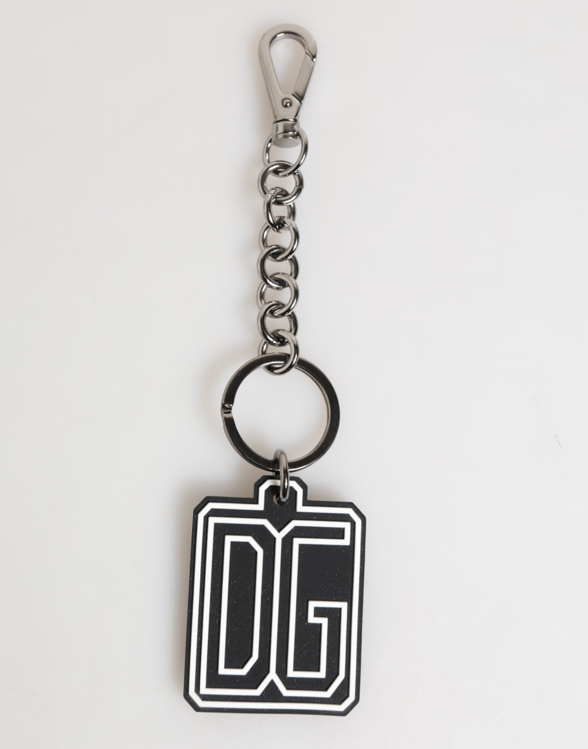 Porte-clés Dolce & Gabbana DG noir et blanc