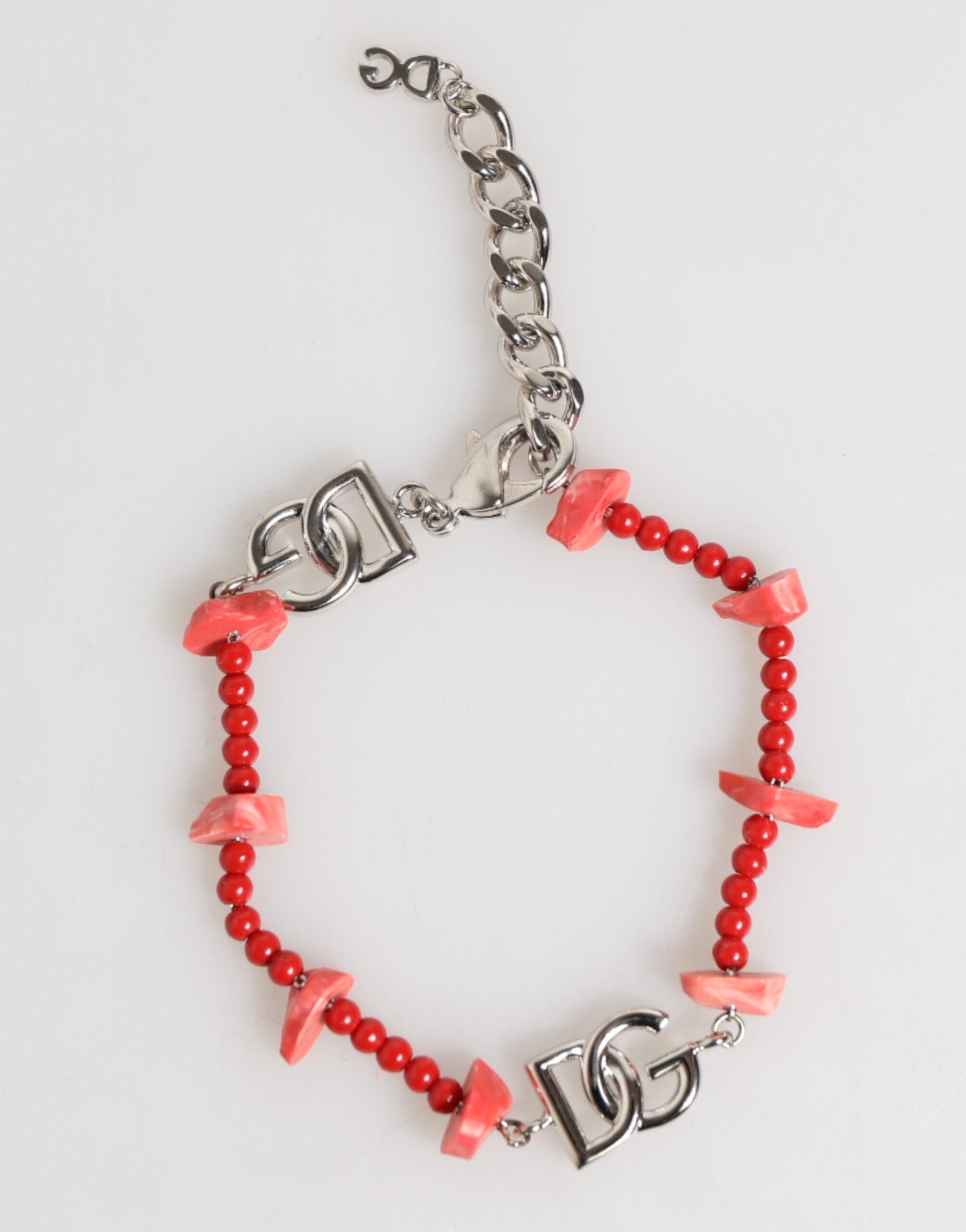 Bracelet Dolce & Gabbana DG argent rouge