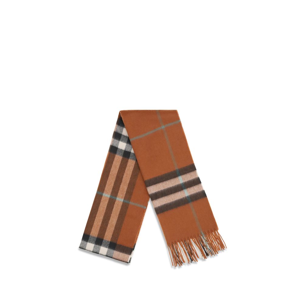 Écharpe Burberry Check Cachemire beige