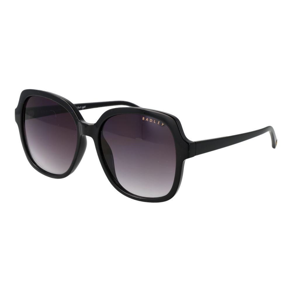 Lunettes de soleil noires dégradées violettes