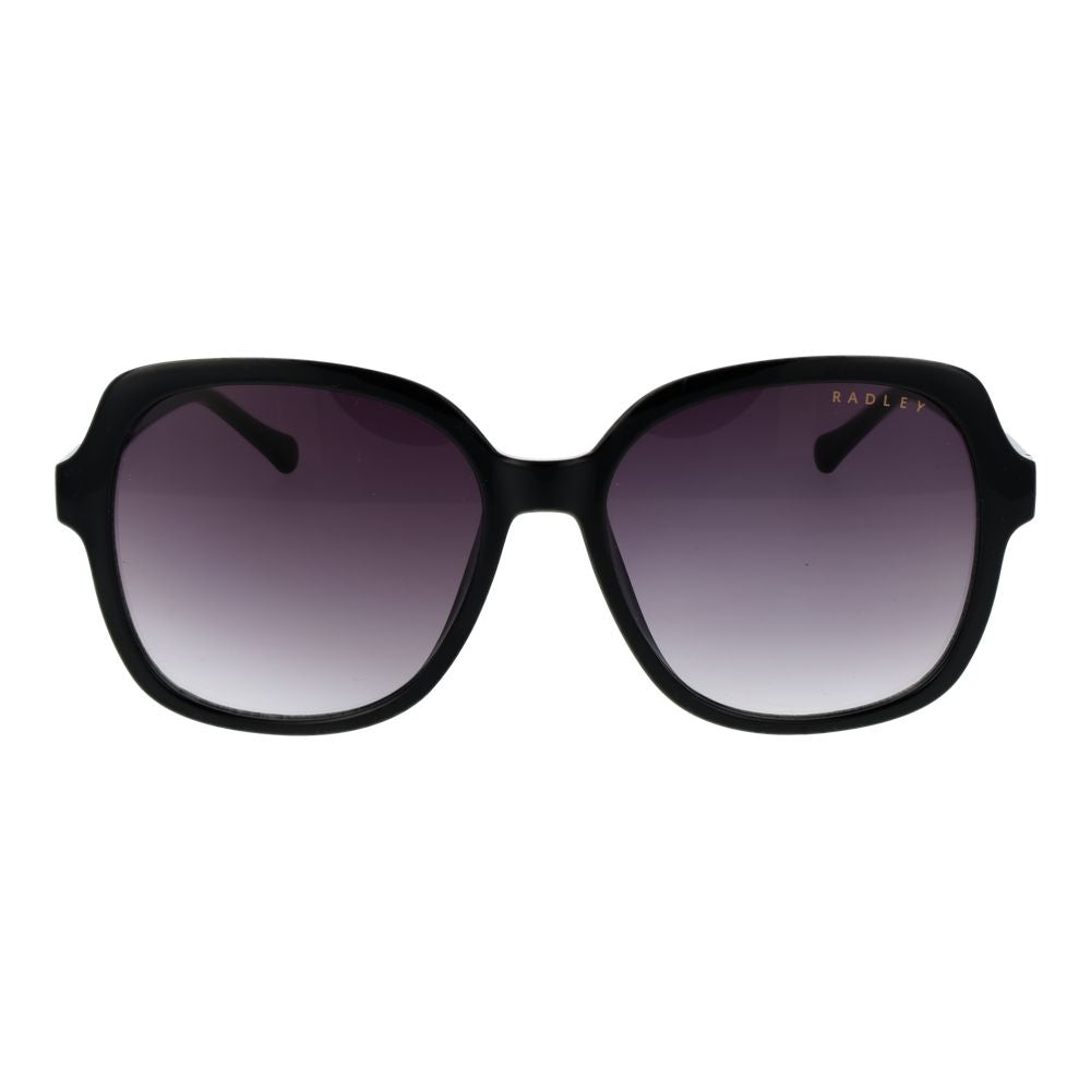 Lunettes de soleil noires dégradées violettes