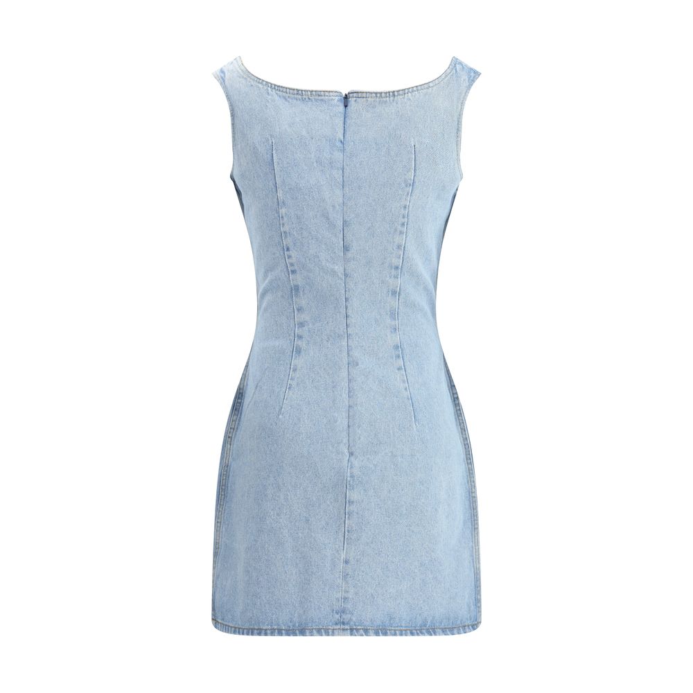 Robe Magda Butrym en denim bleue