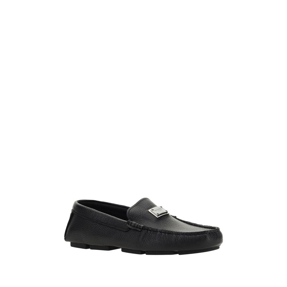 Loafers Dolce&Gabbana en cuir noir