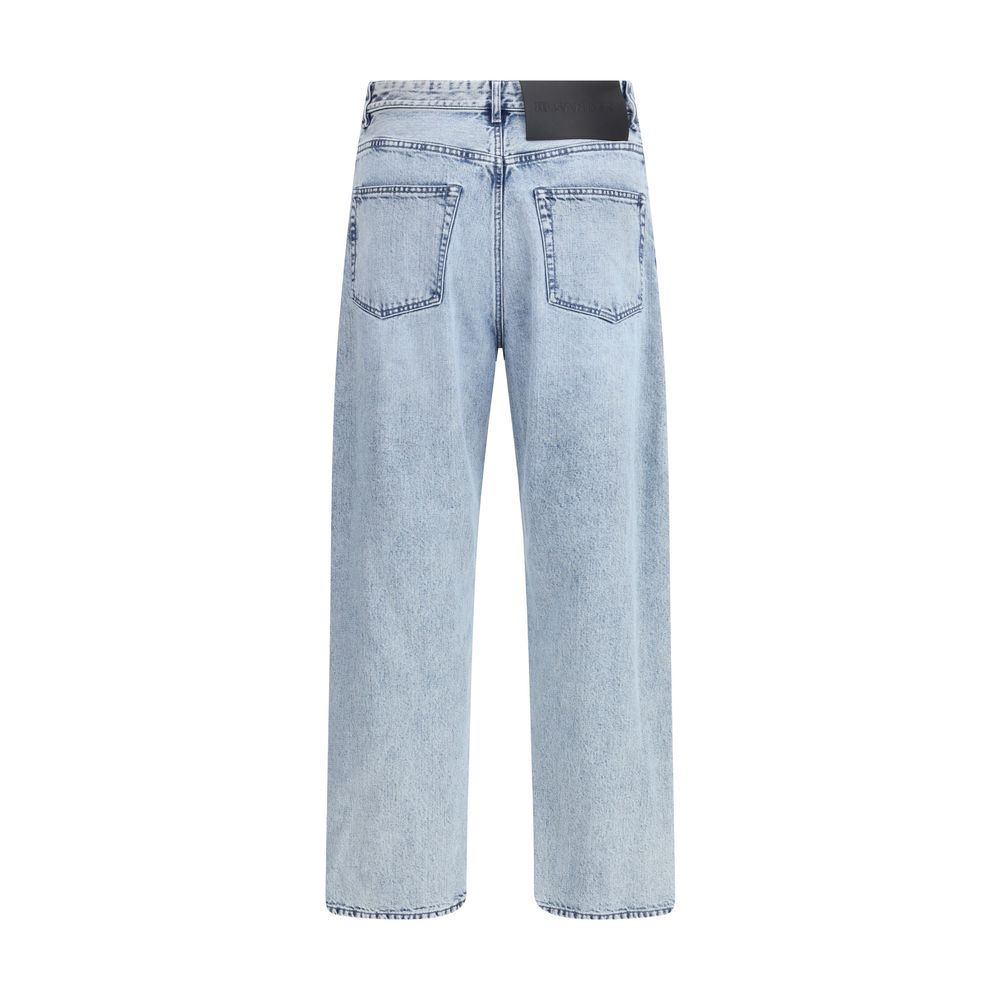 Jeans Jil Sander droit bleu