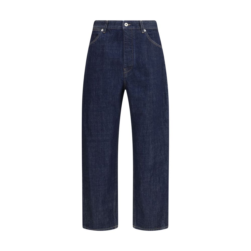 Jeans Jil Sander droit bleus