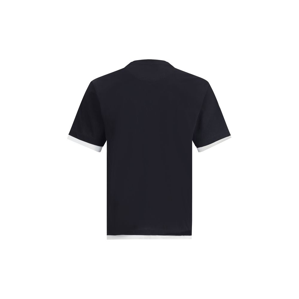 T-shirt Prada à double couche blanc