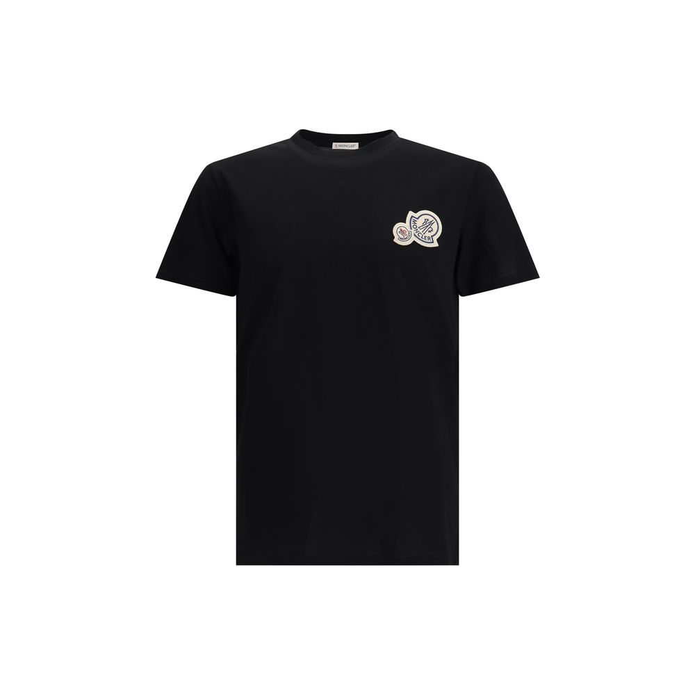 T-shirt Moncler logo gris