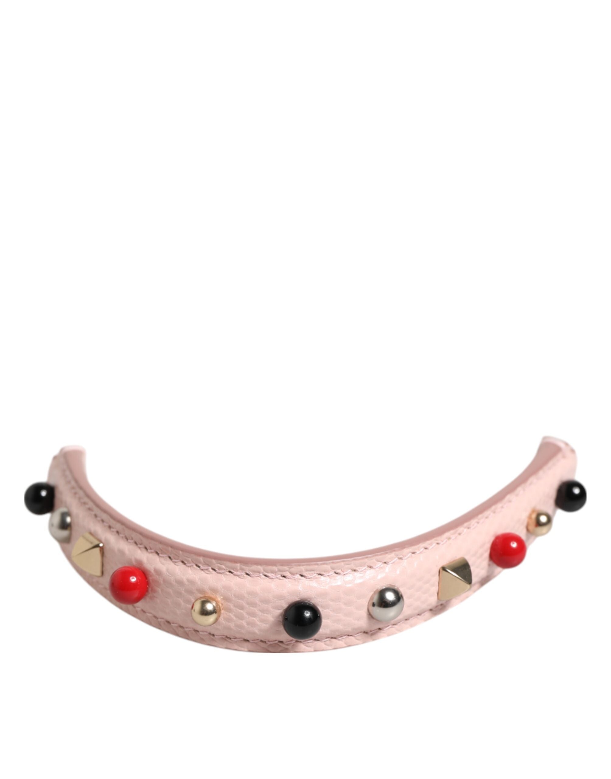 Poignée Dolce & Gabbana cuir rose clair