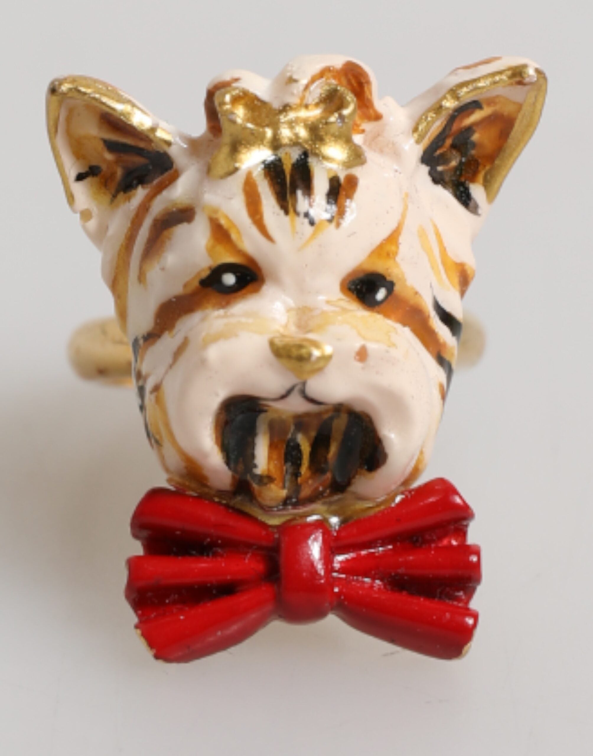 Anneau Dolce & Gabbana chien or