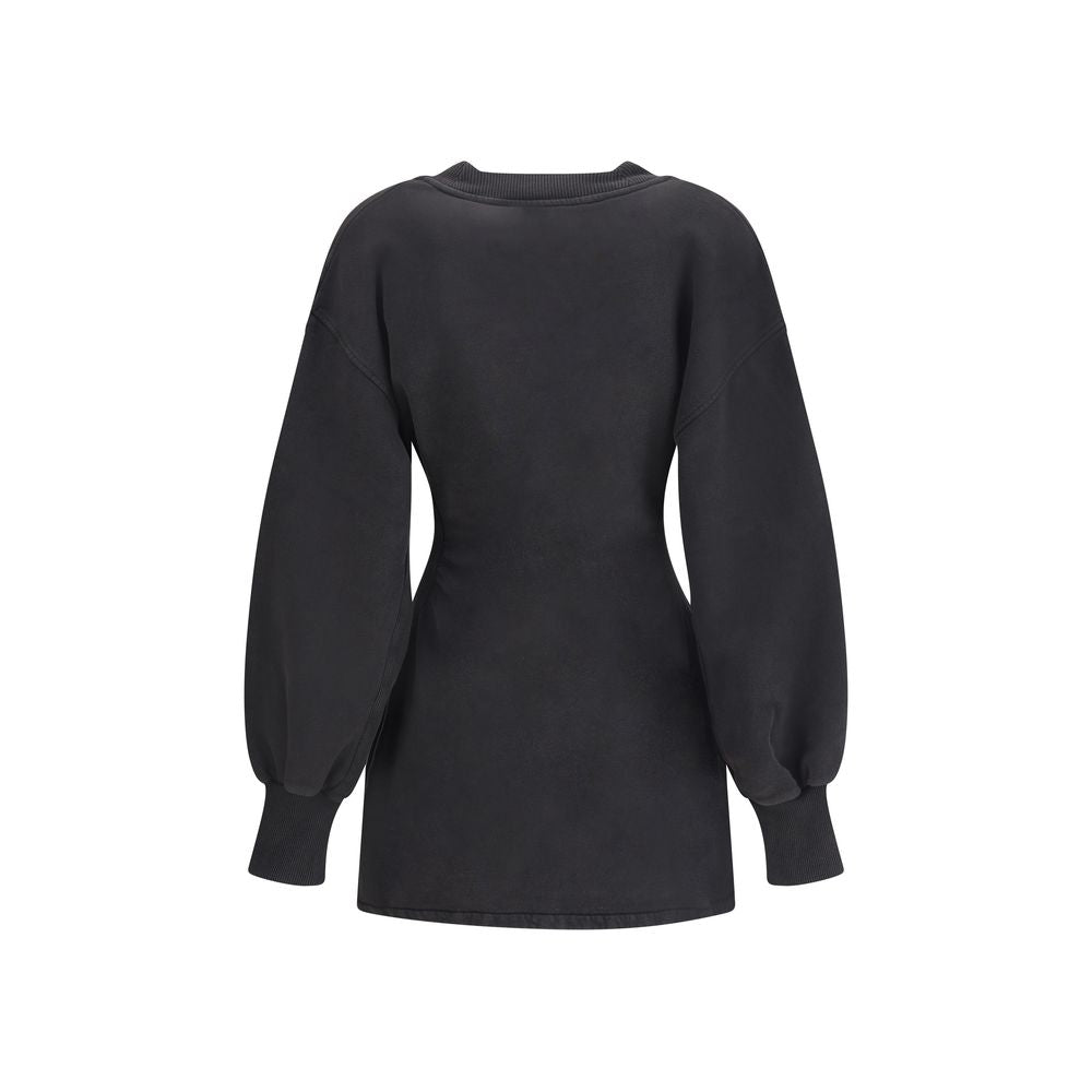 Robe The Attico Plush noire