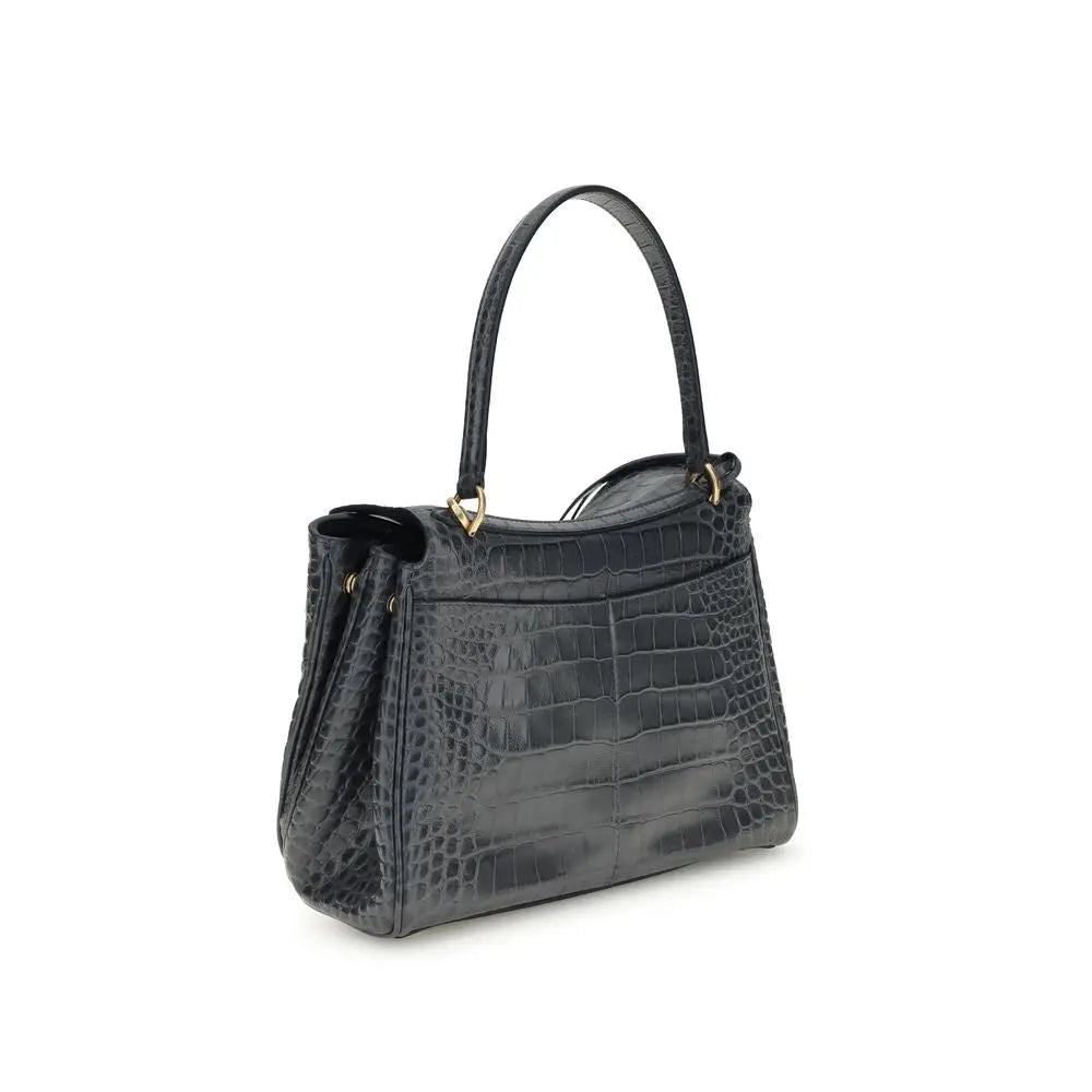 Sac à main Balenciaga Rodeo en cuir crocodile Balenciaga