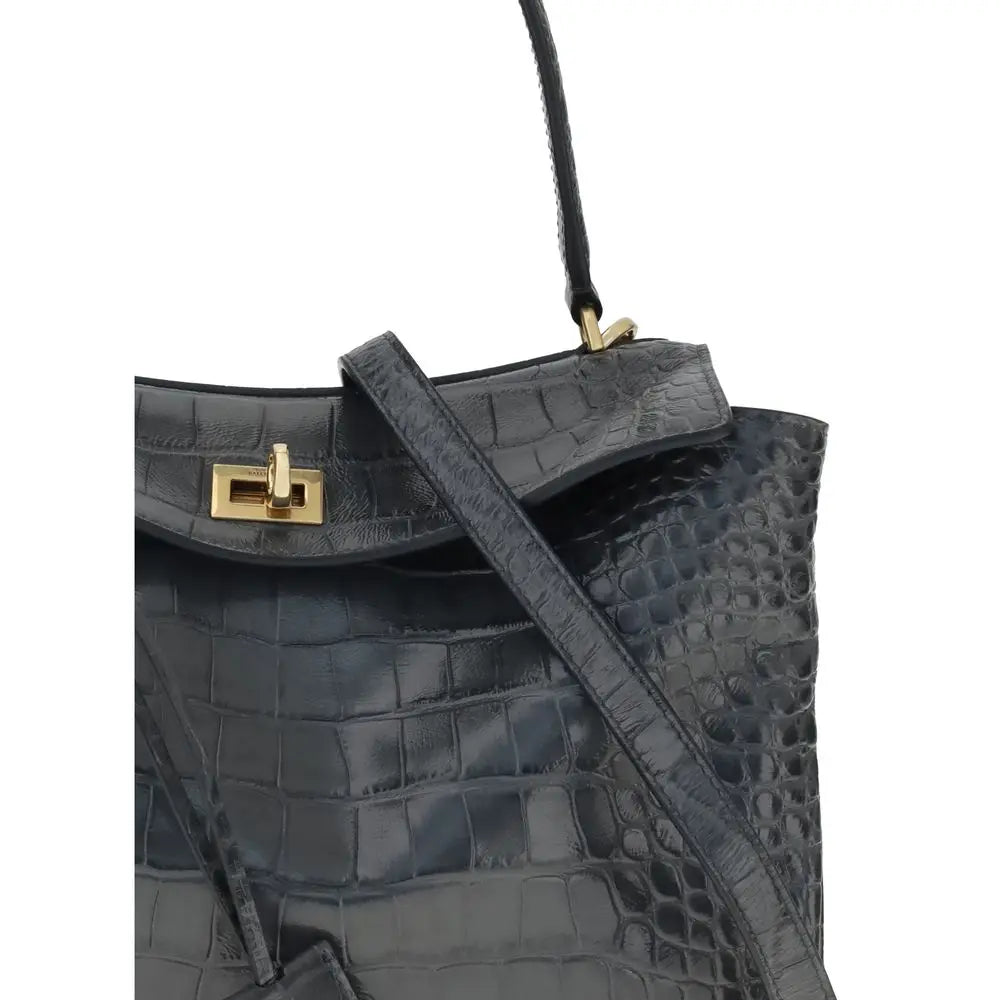 Sac à main Balenciaga Rodeo en cuir crocodile Balenciaga
