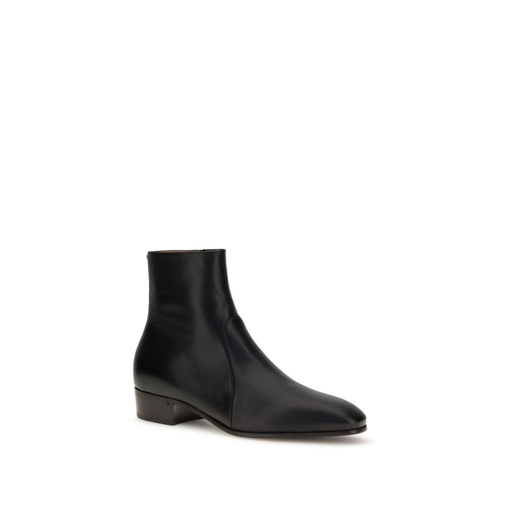Bottines Valentino Pat noires