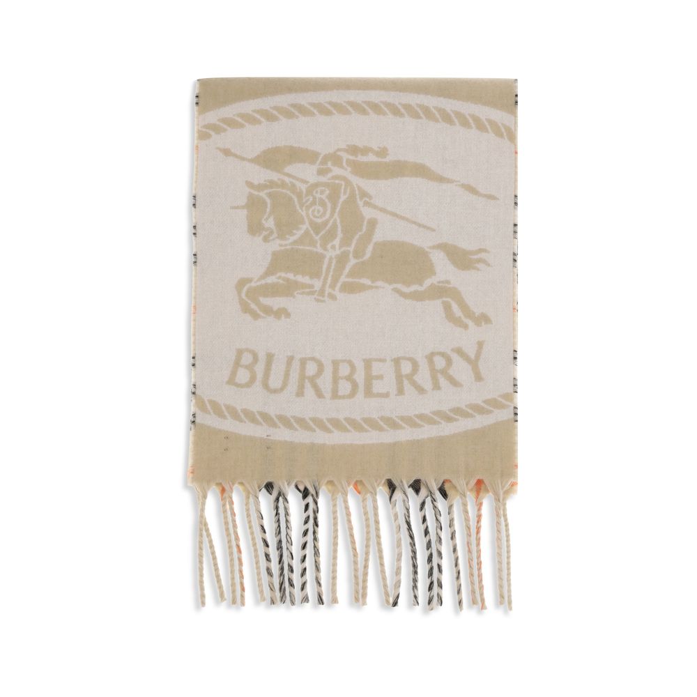 Écharpe Burberry Knight Stamp beige