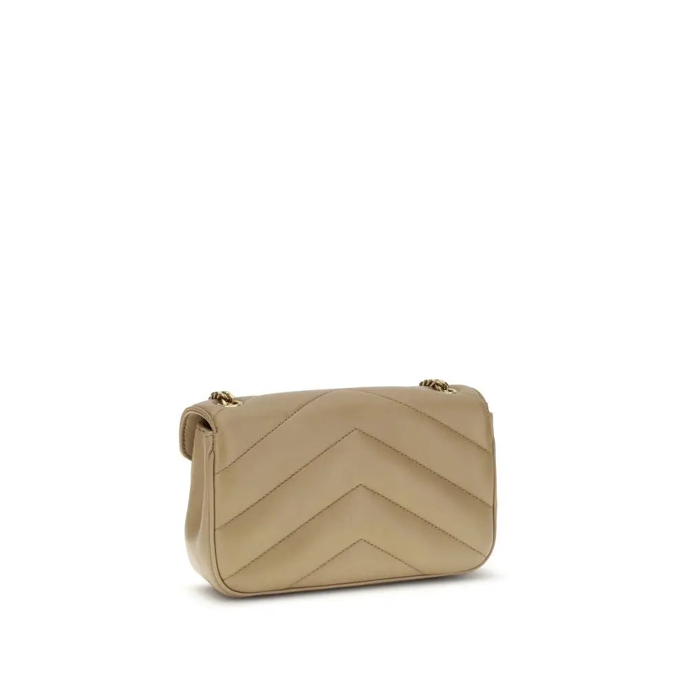 Sac bandoulière Saint Laurent Lou Lou beige Saint Laurent