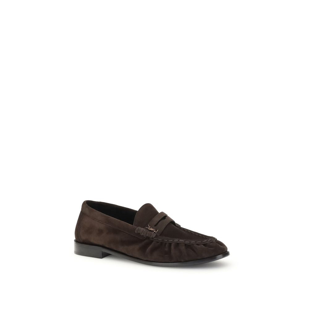 Loafers Saint Laurent Cassandre noirs