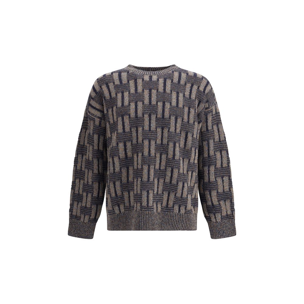Pull Giorgio Armani vanisé bleu