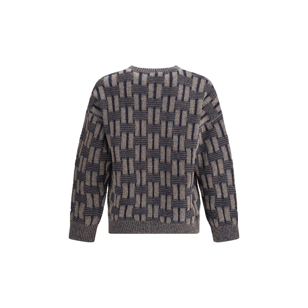 Pull Giorgio Armani vanisé bleu