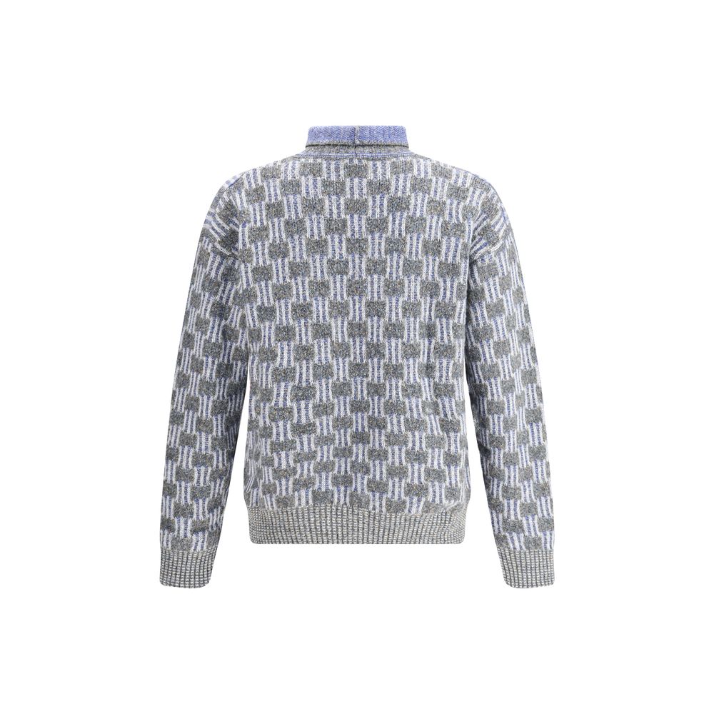 Pull Giorgio Armani à col roulé multicolore