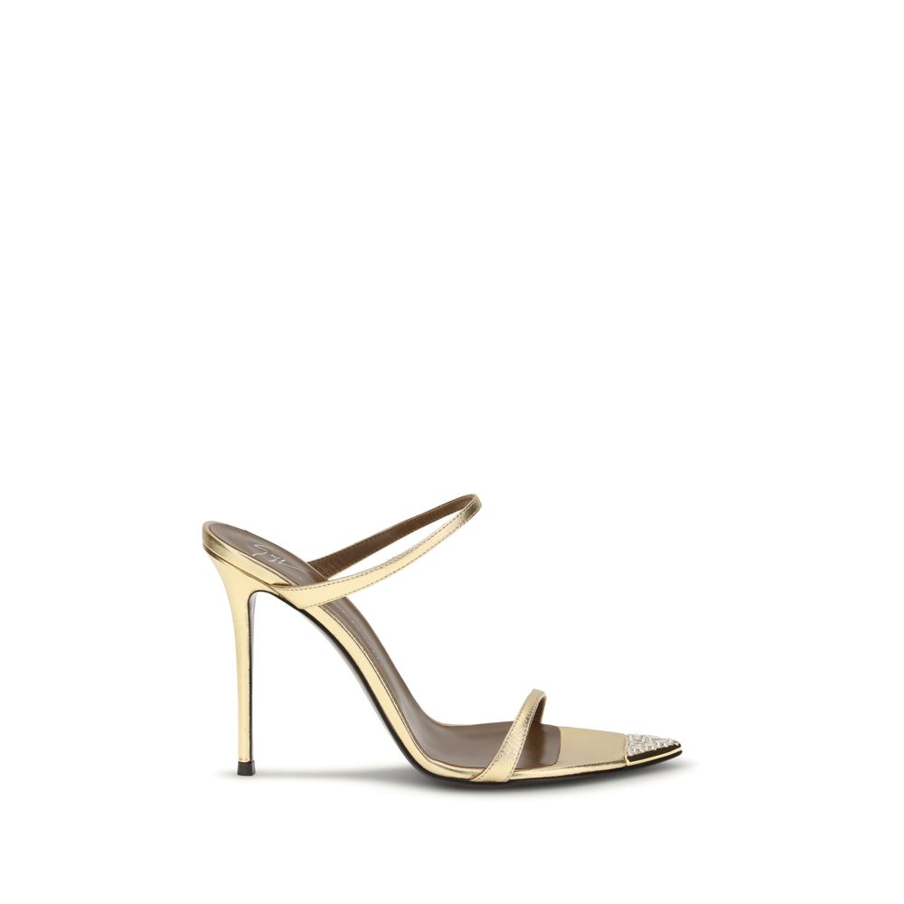 Sandales Giuseppe Zanotti Intriigo dorées