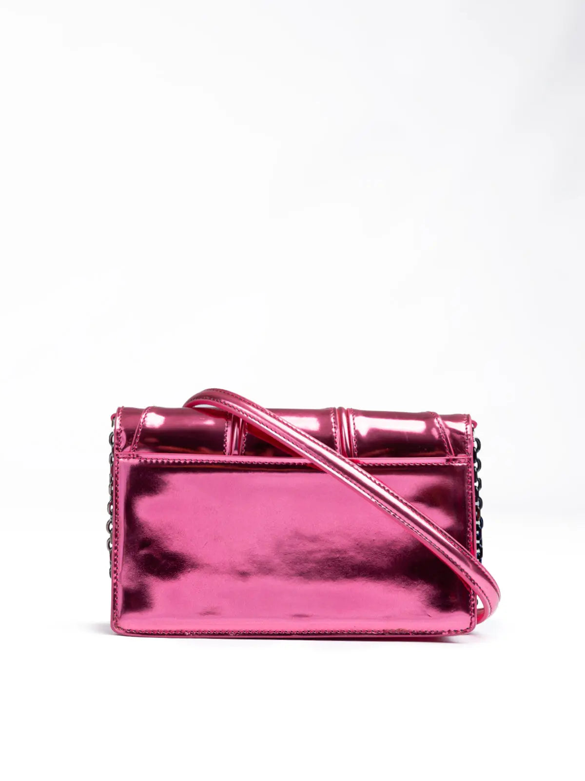 Sac FERRARI Metal Pink GT cuir rose Ferrari