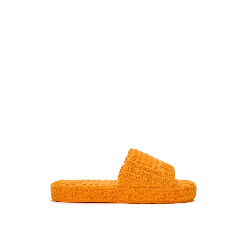 Chaussons Bottega Veneta terry oranges