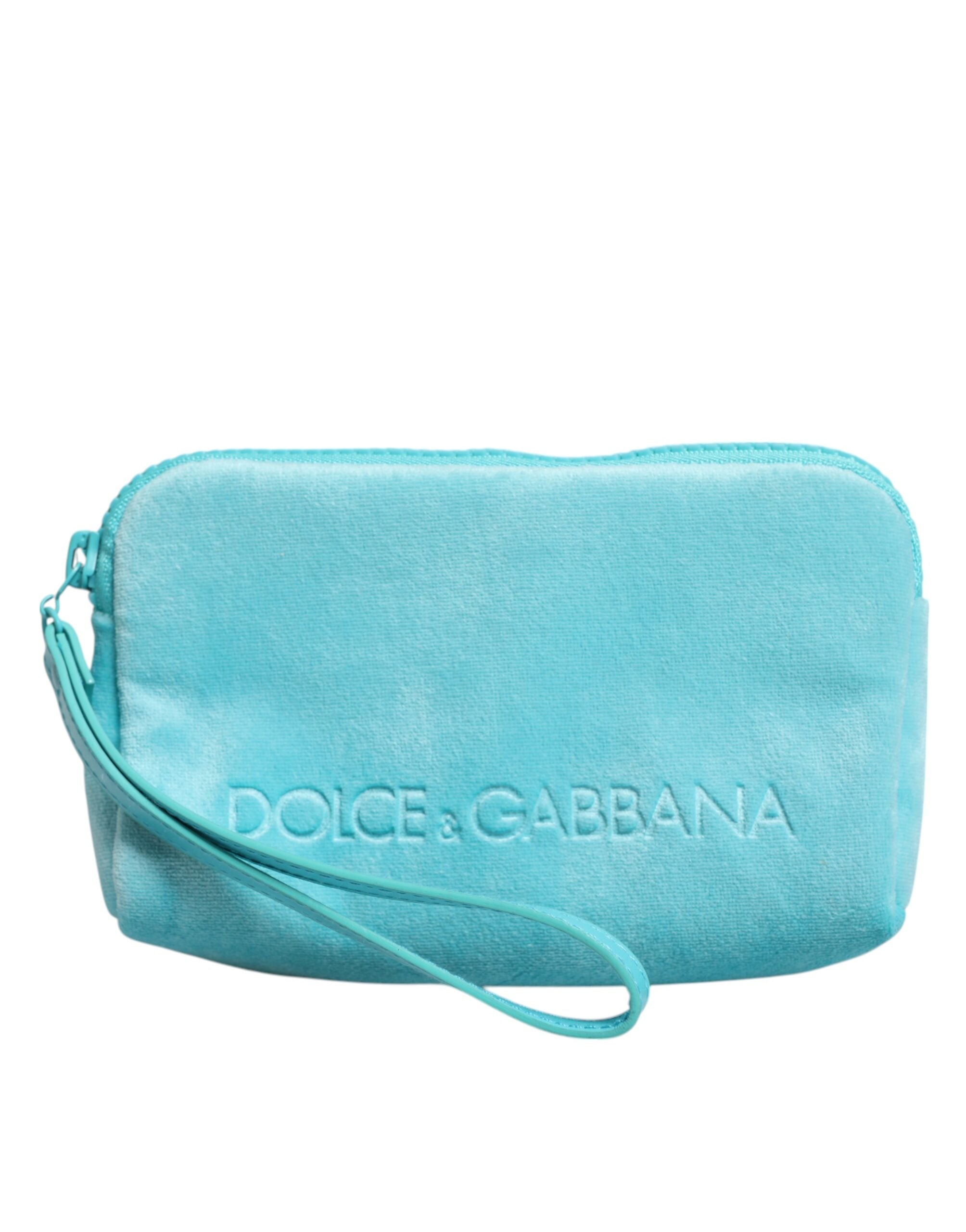Pochette Dolce & Gabbana Clutch bleu clair