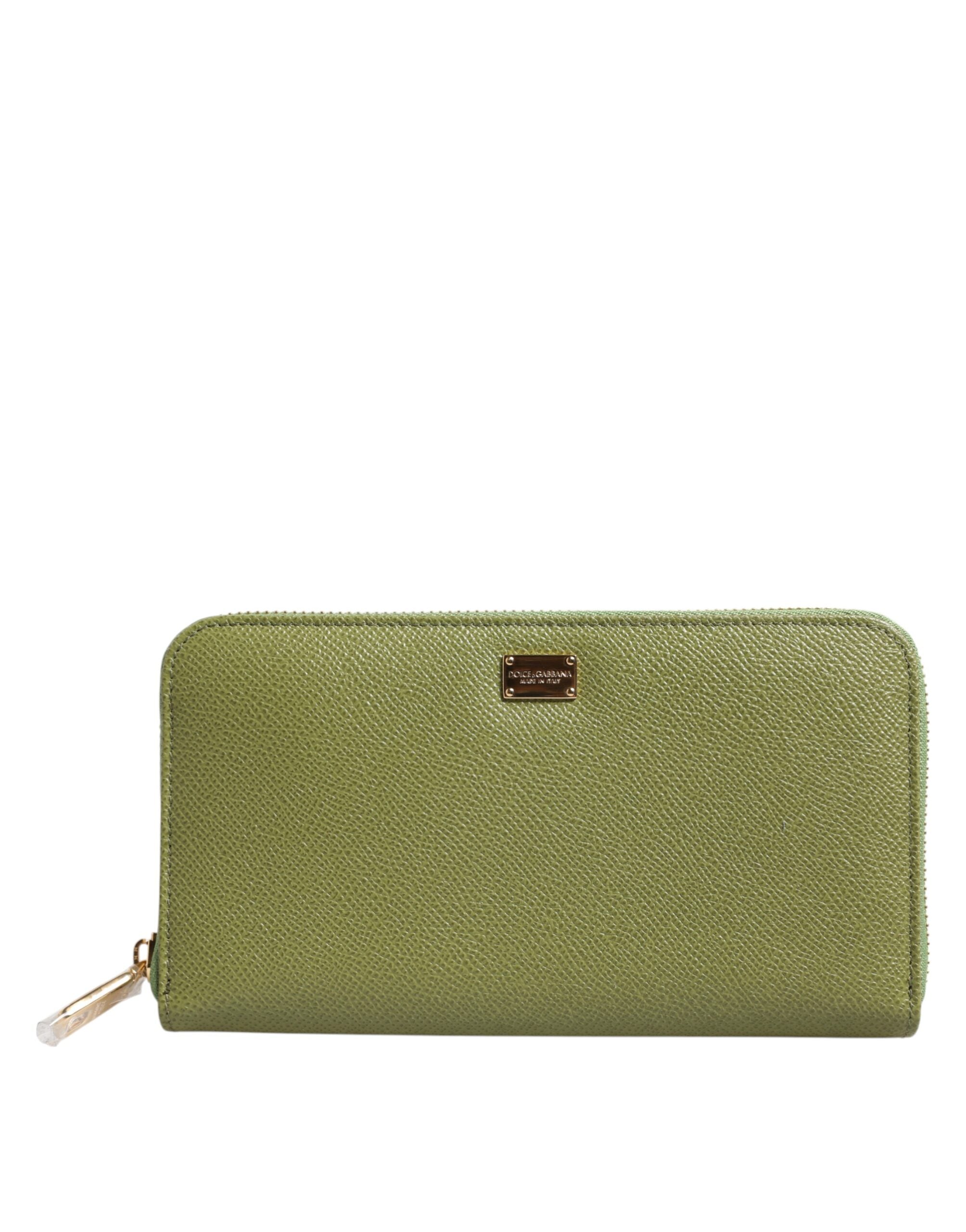 Portefeuille Dolce & Gabbana Continental vert