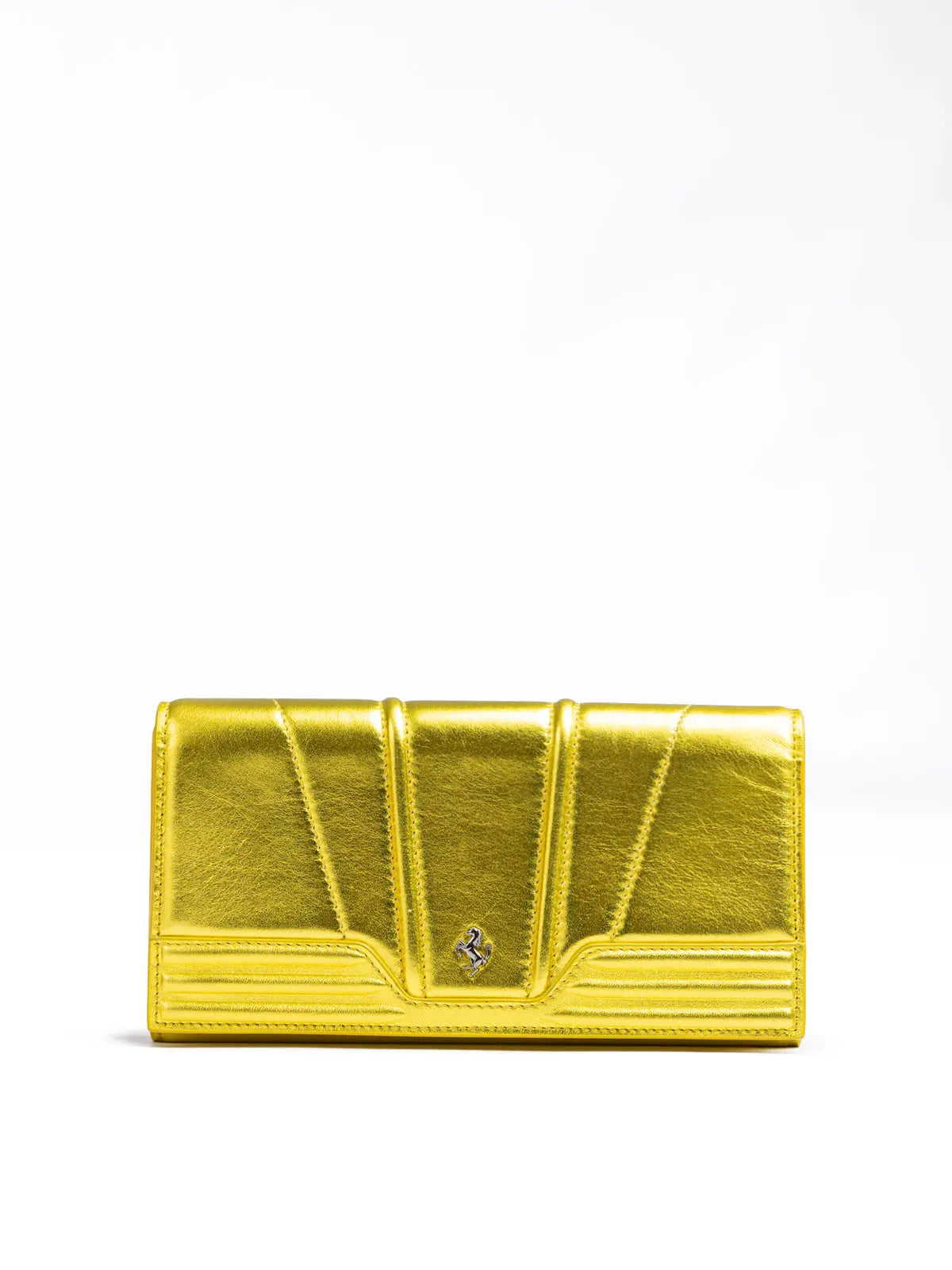 Pochette Ferrari Metal Yellow GT jaune métallique Ferrari