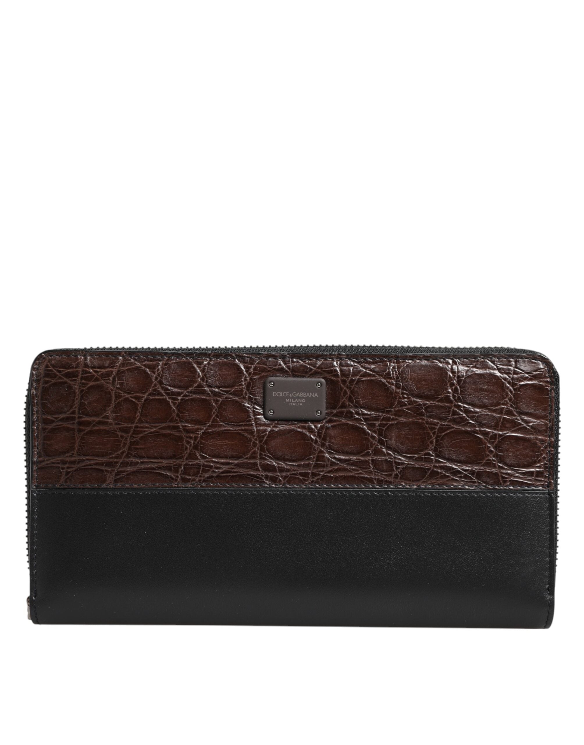 Portefeuille DOLCE & GABBANA Continental noir marron