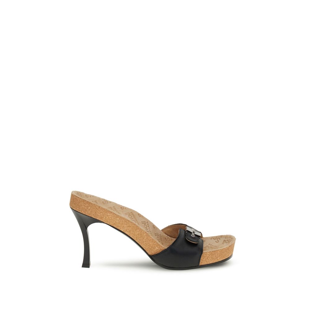 Sandales Balenciaga x Scholl noires