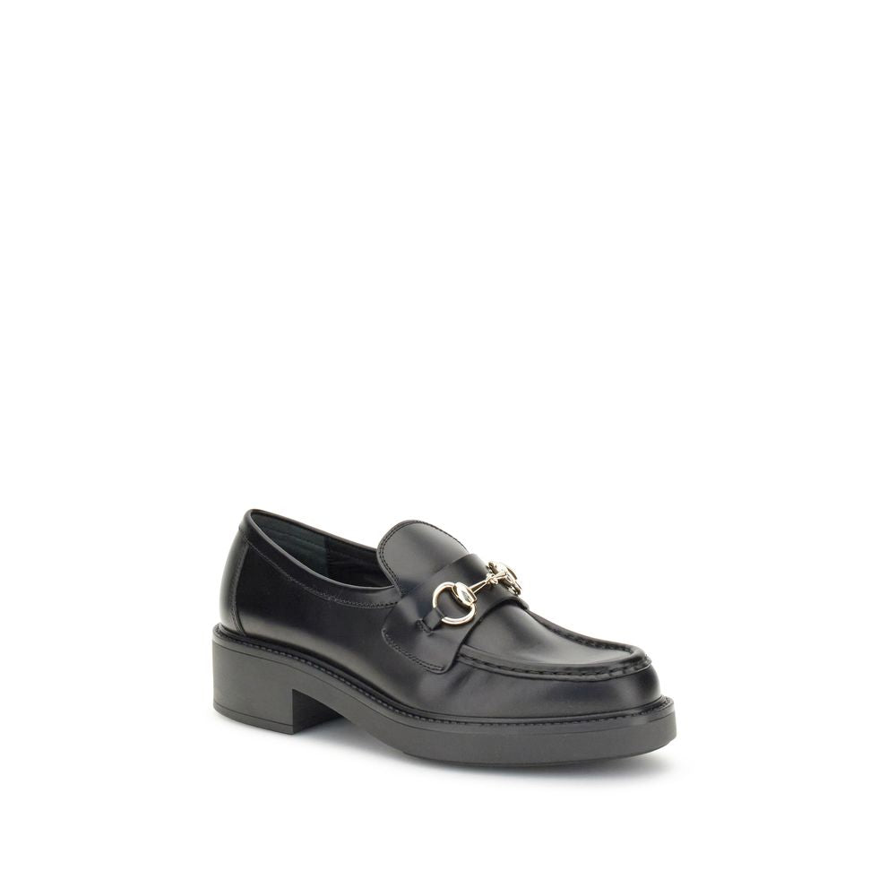 Mocassins Gucci Horsebit en cuir noir