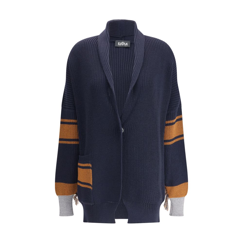 Cardigan Ella Frangé gris