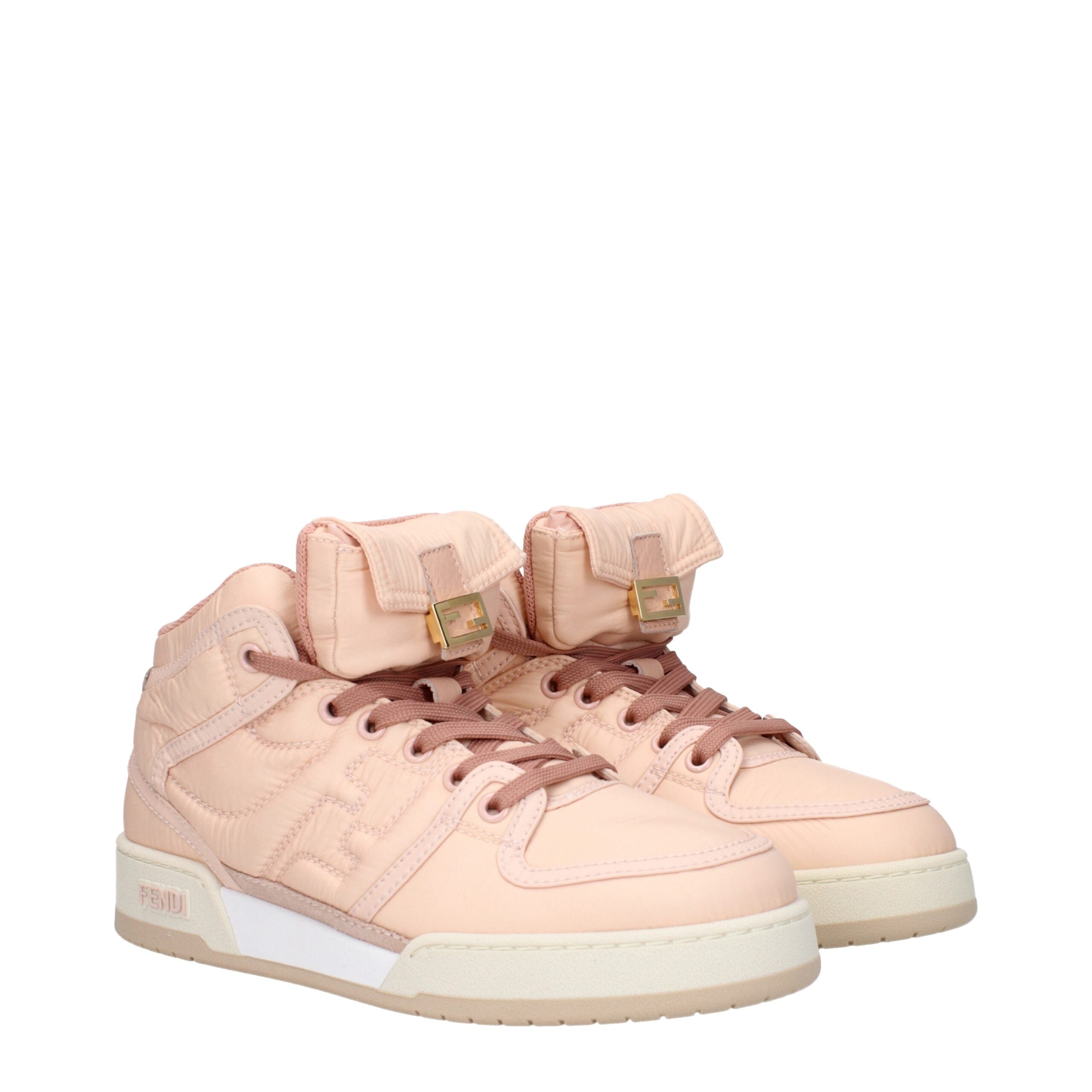 Baskets Fendi en nylon roses
