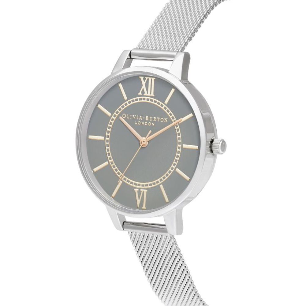 Montre acier inoxydable argentée