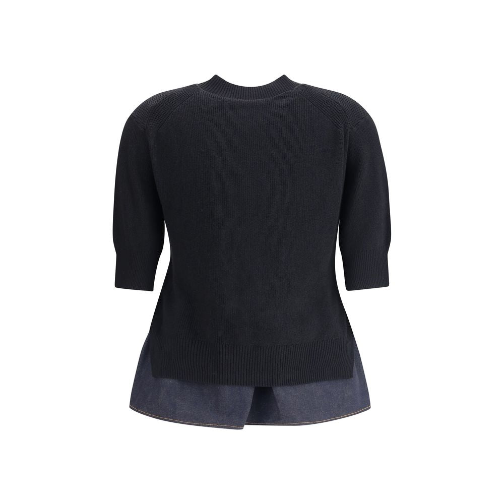 Pull Sacai Denim detail bleu