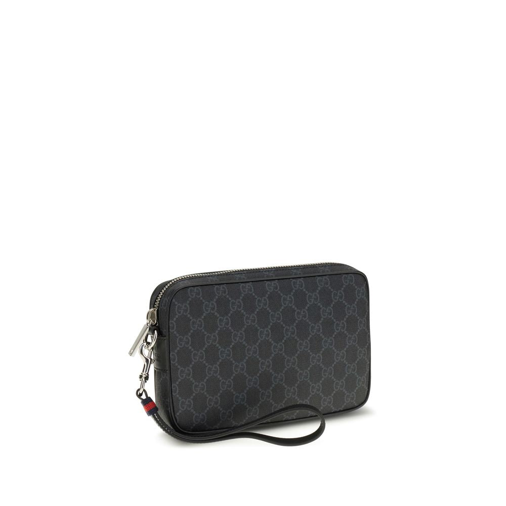 Pochette Gucci GG Supreme noire