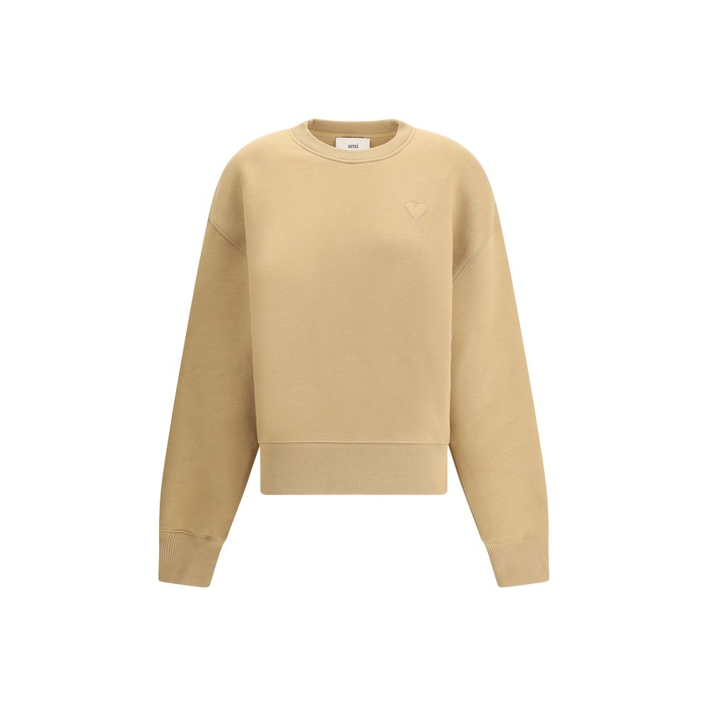 Sweatshirt Ami Paris embossé noir