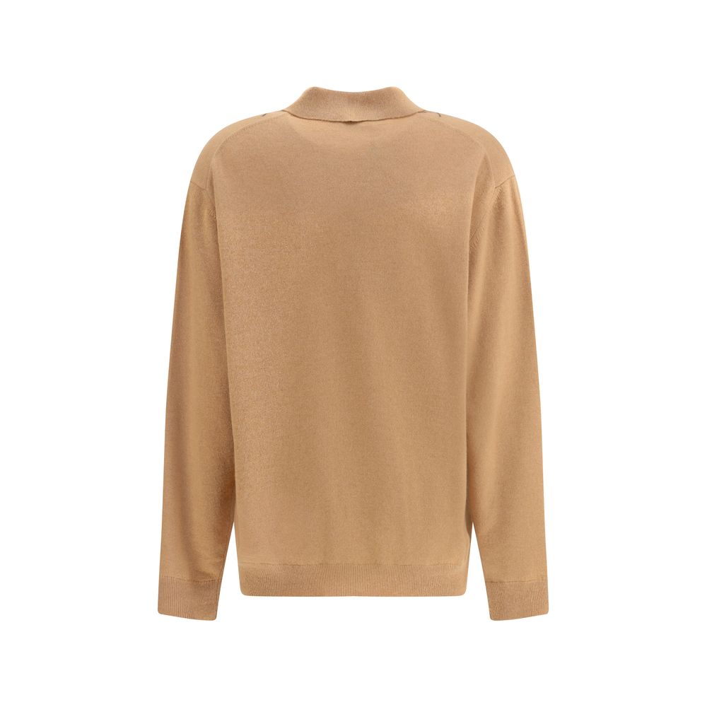 Polo Miu Miu losangé beige