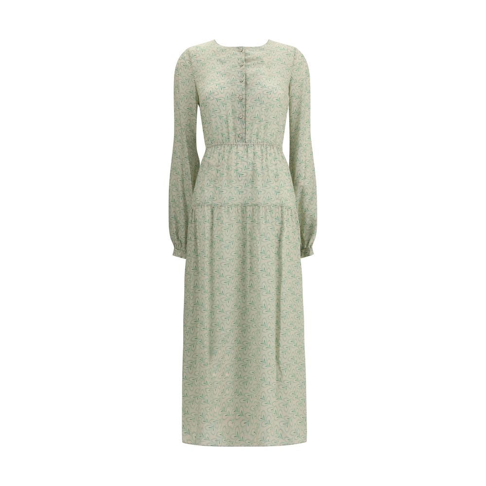 Robe longue Kristina Ti imprimé feuillage