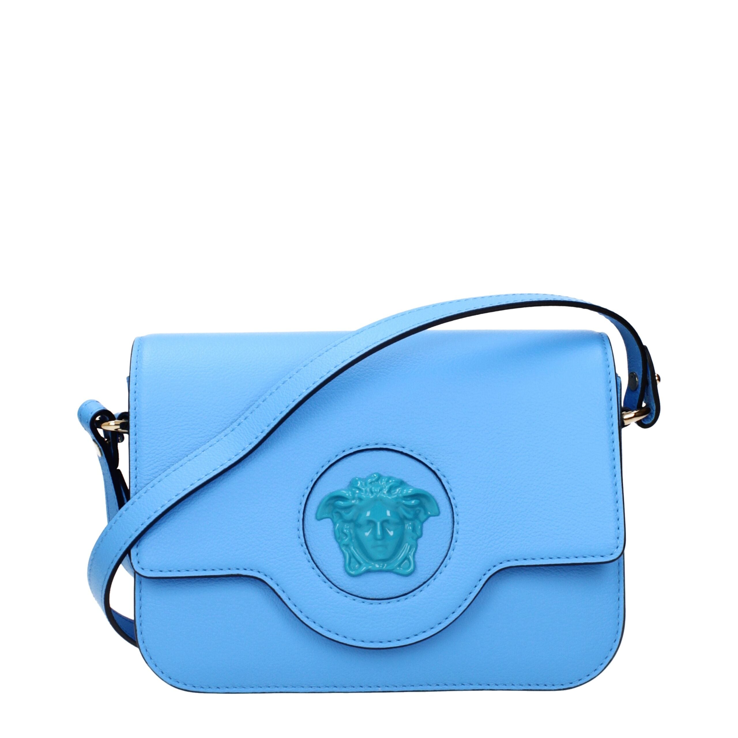 Sac bandoulière Versace bleu ciel