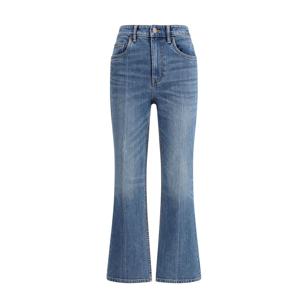 Jean Tory Burch cropped flare bleu