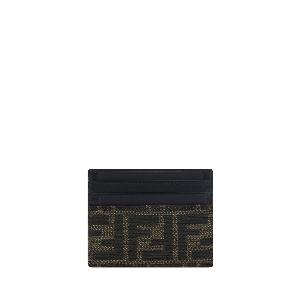 Porte-cartes Fendi camel