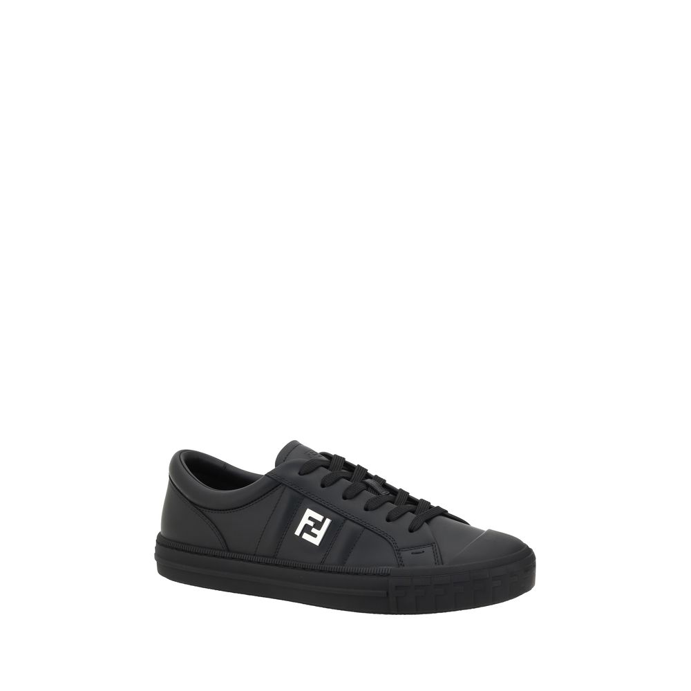 Baskets Fendi Domino blanches
