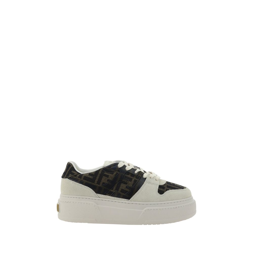 Baskets Fendi à platforme noires