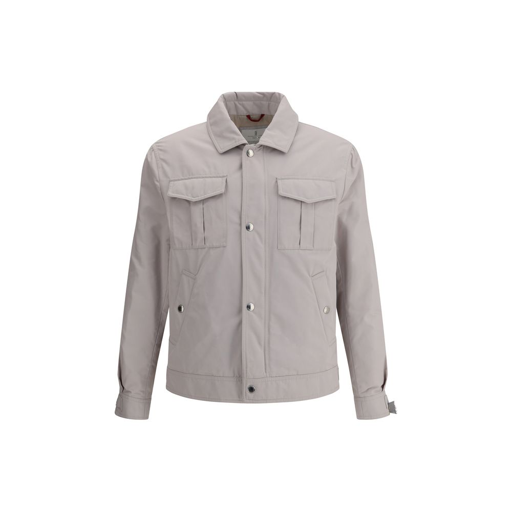 Veste Brunello Cucinelli à capuche grise