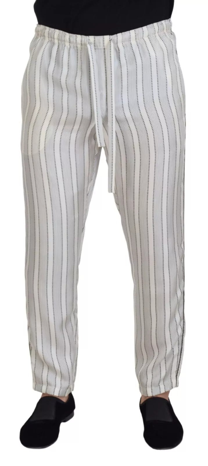 Pantalons Dolce & Gabbana Rayés blancs