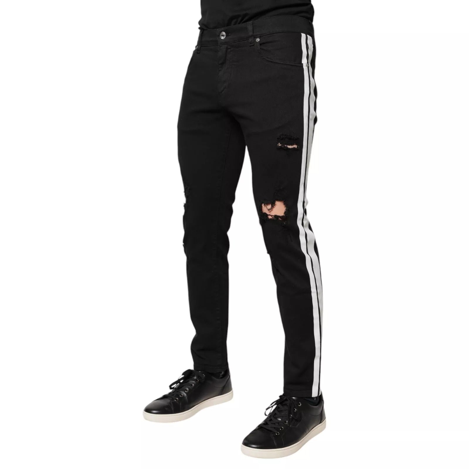 Jeans Dolce & Gabbana tissés noirs